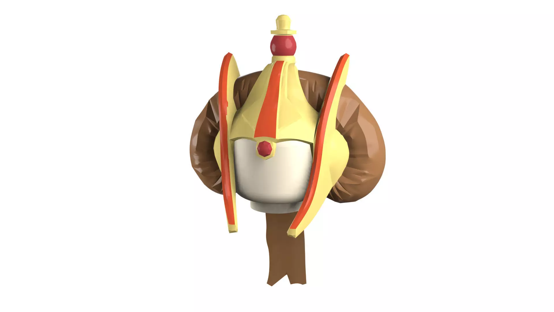 Custom3Dprint Minifigure Accessory - Minifigure Hair S3 - 011 3D print model