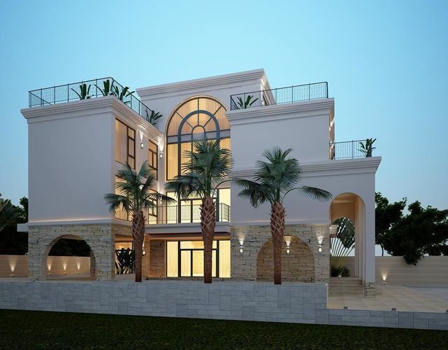 TA01 3D Villa 001 3D model