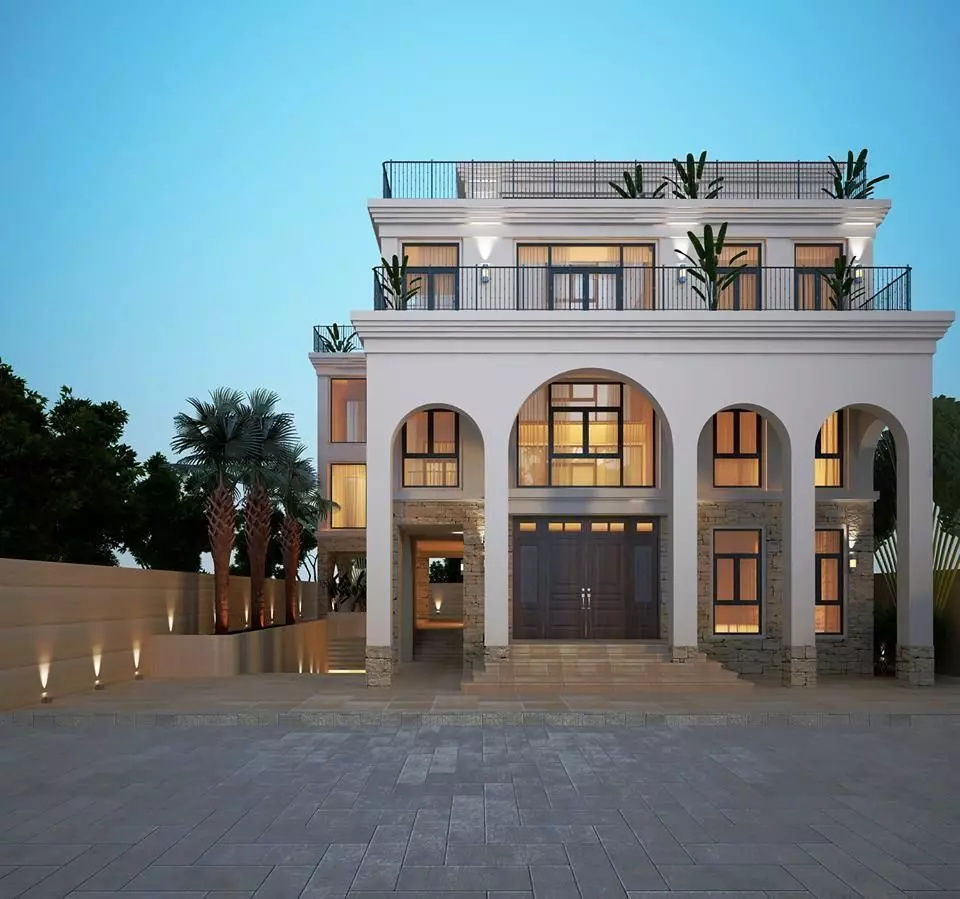 3D Print Villa 001 3D print model_0