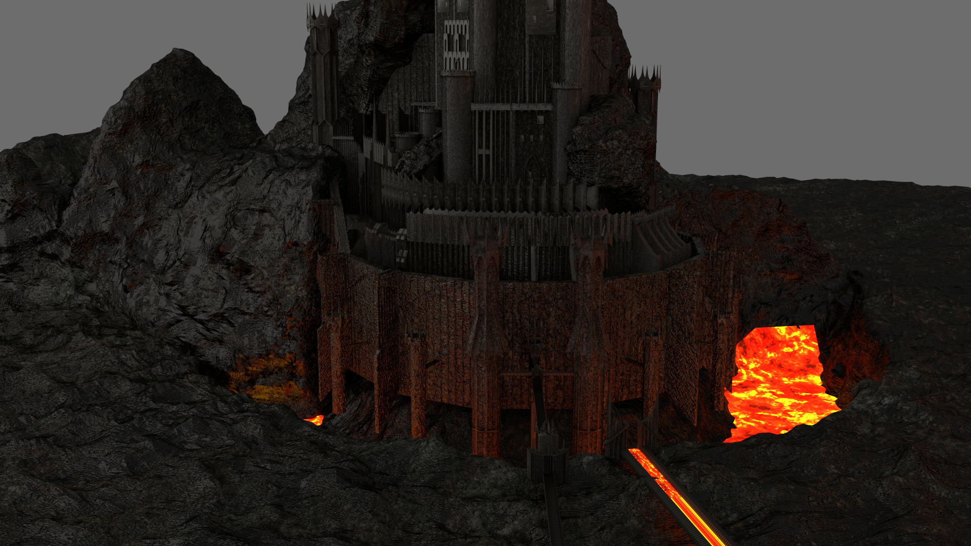 The Dark Tower of Barad-Dur 3D model_5