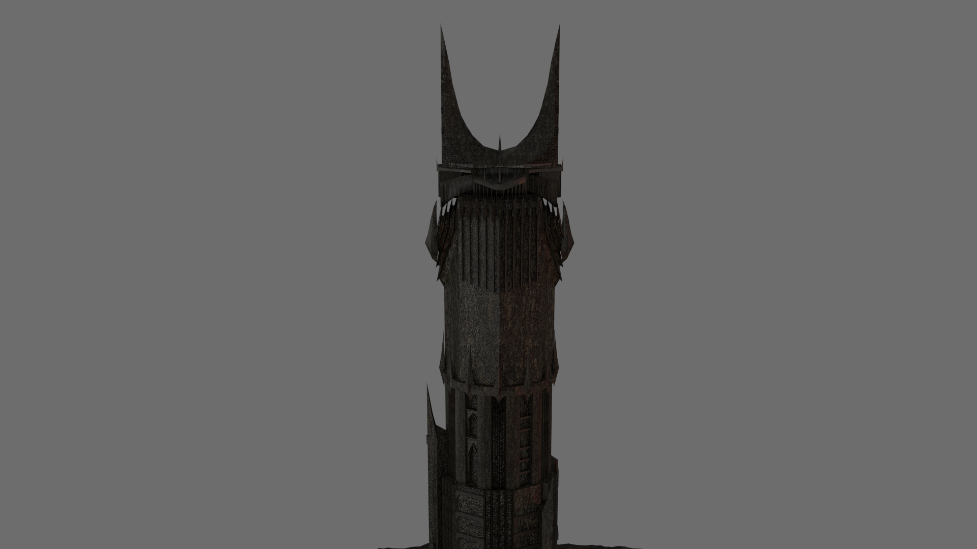The Dark Tower of Barad-Dur 3D model_3