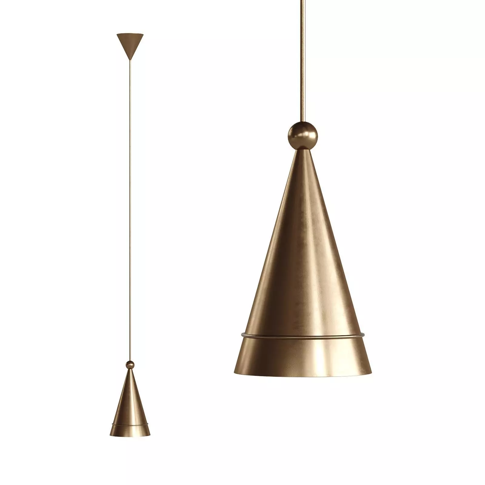 Cylindrical Pendant Lamp 3D model
