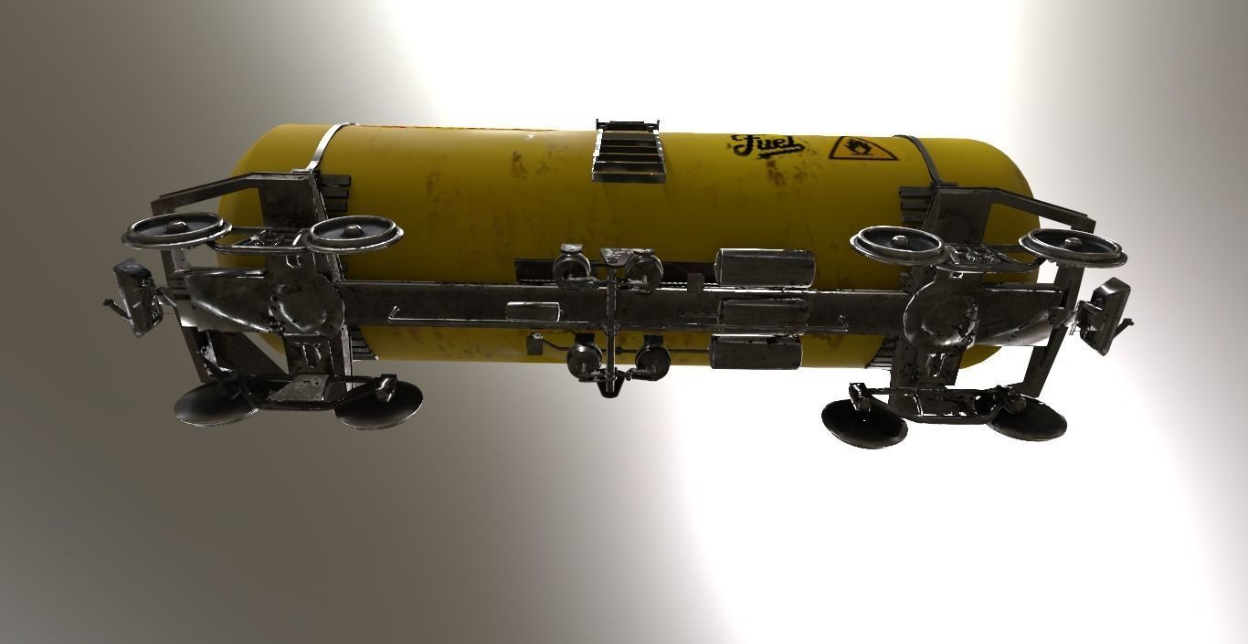 Yellow Cistern 3D model_10