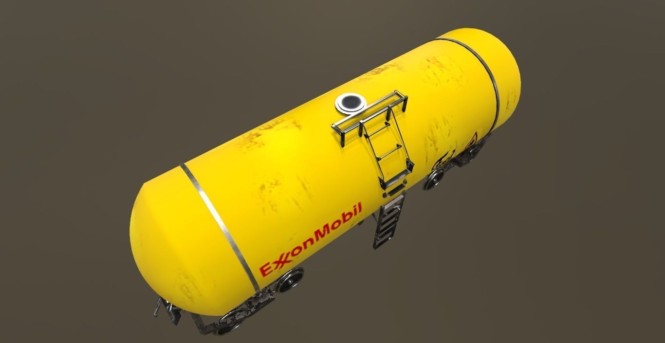 Yellow Cistern 3D model_8