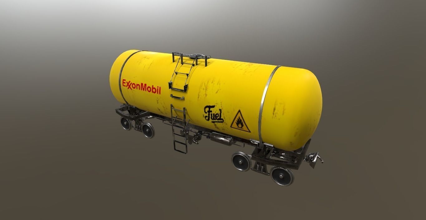Yellow Cistern 3D model_3
