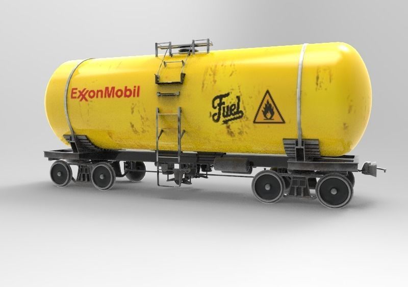 Yellow Cistern 3D model_0