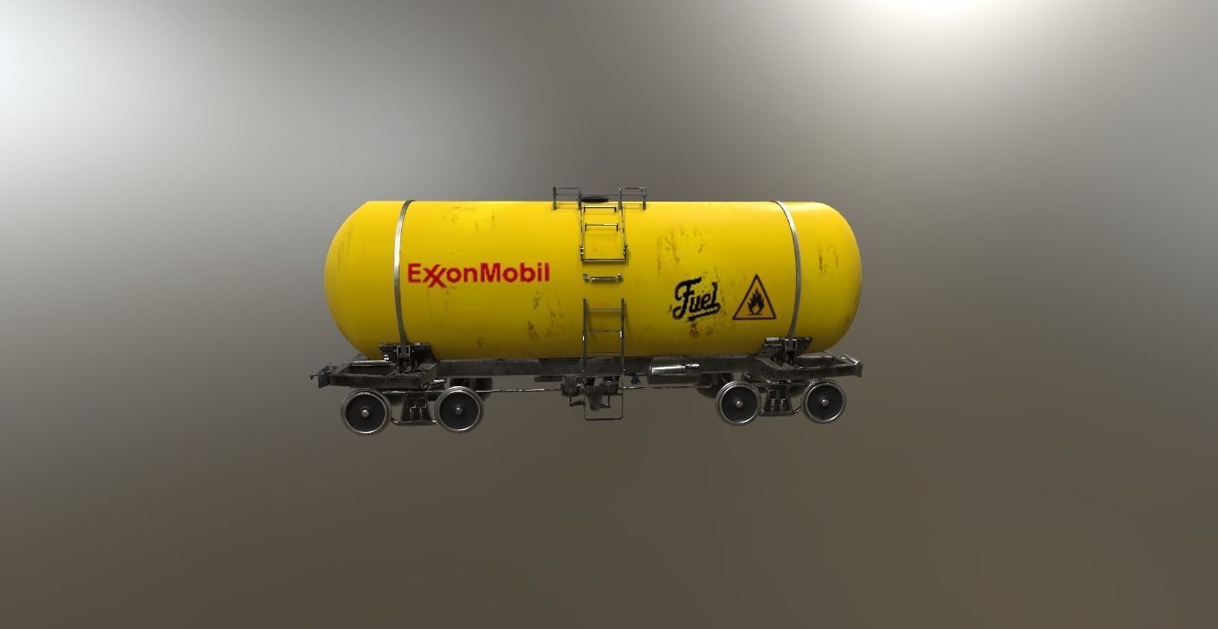 Yellow Cistern 3D model_1