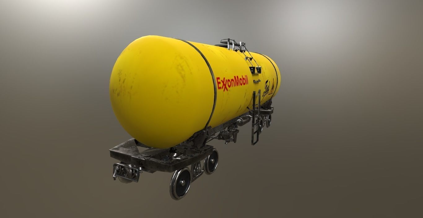 Yellow Cistern 3D model_7