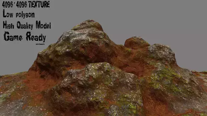 Rocks mountain with and dirt