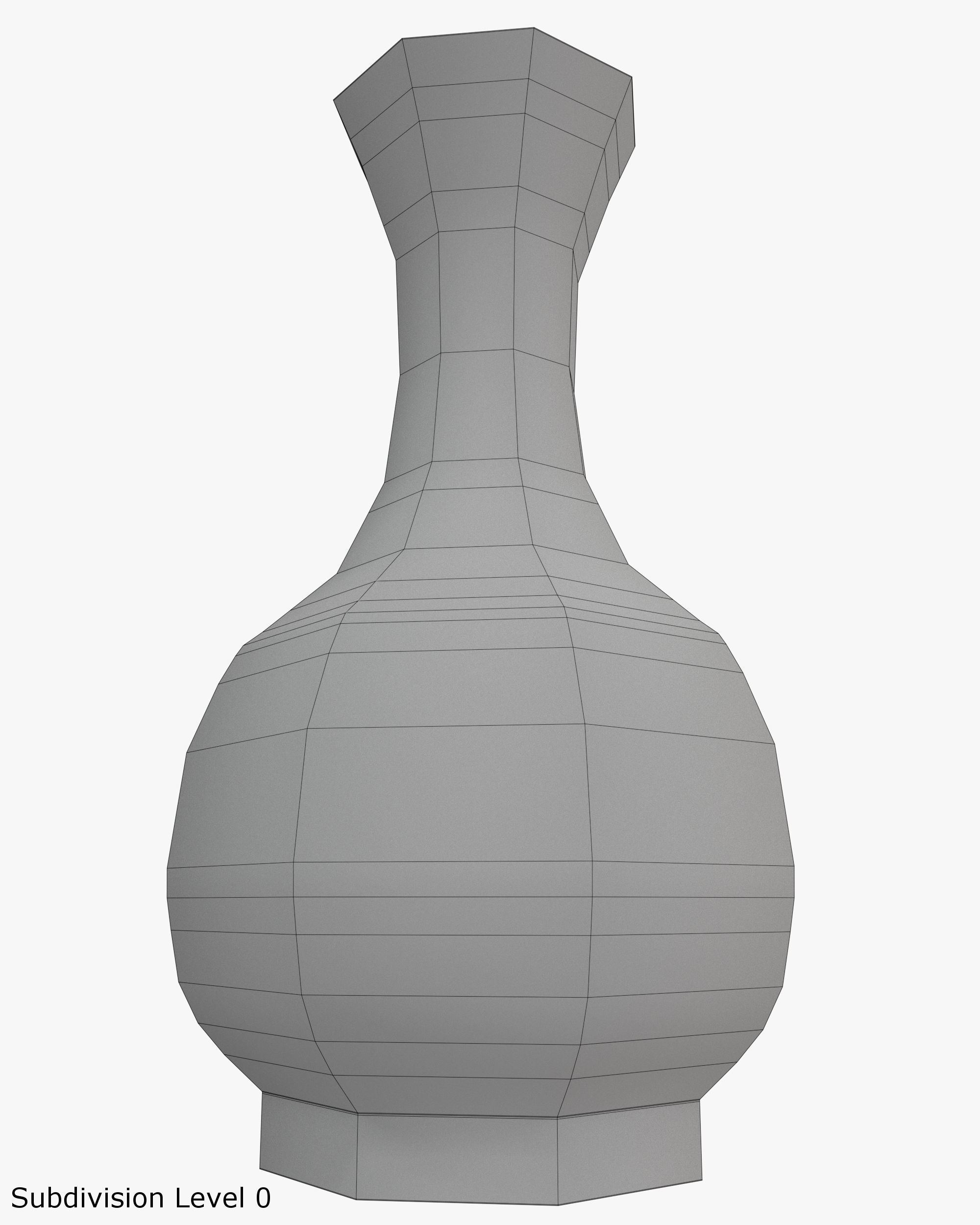 Low-poly Ewer Low-poly 3D model_16