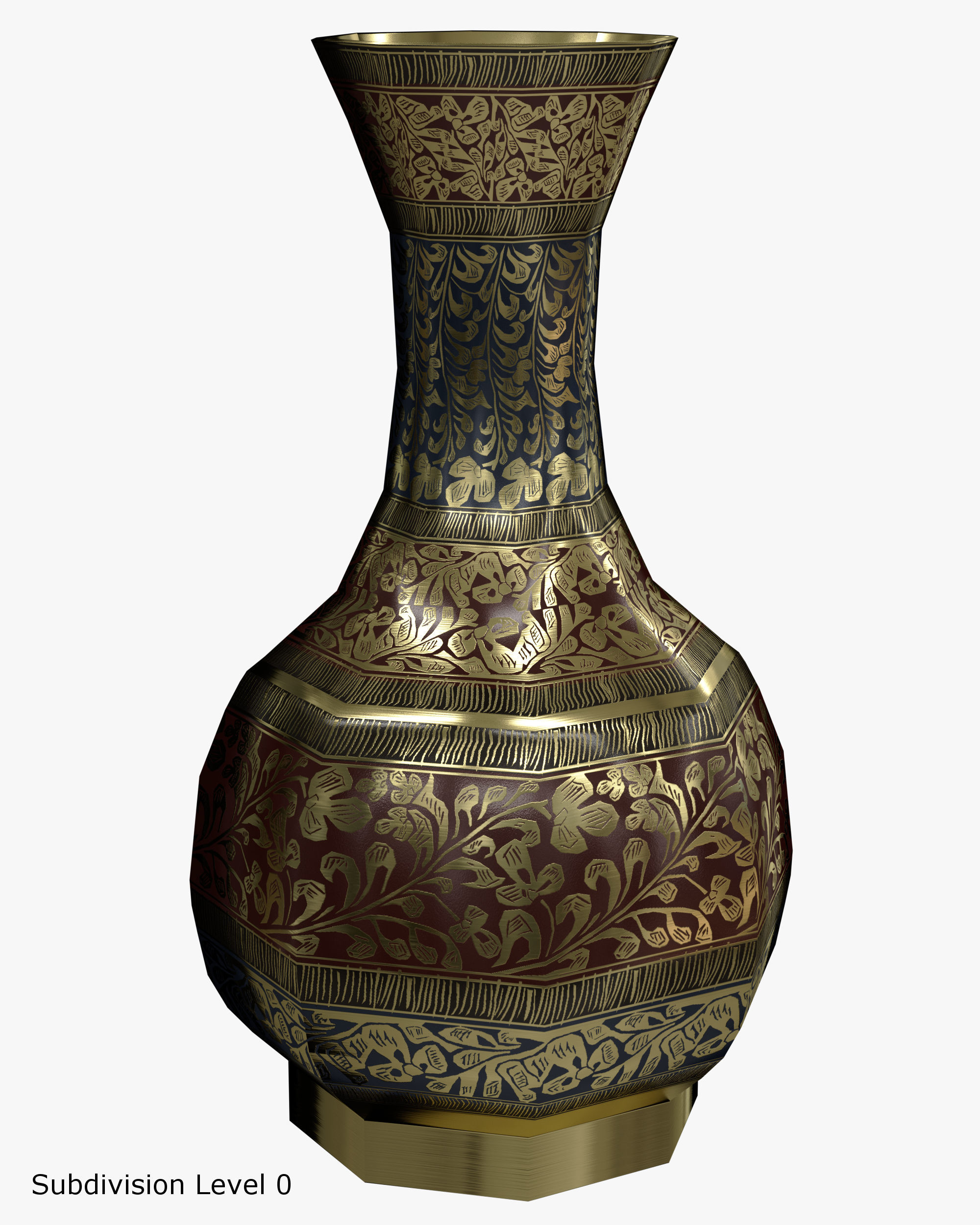 Low-poly Ewer Low-poly 3D model_8