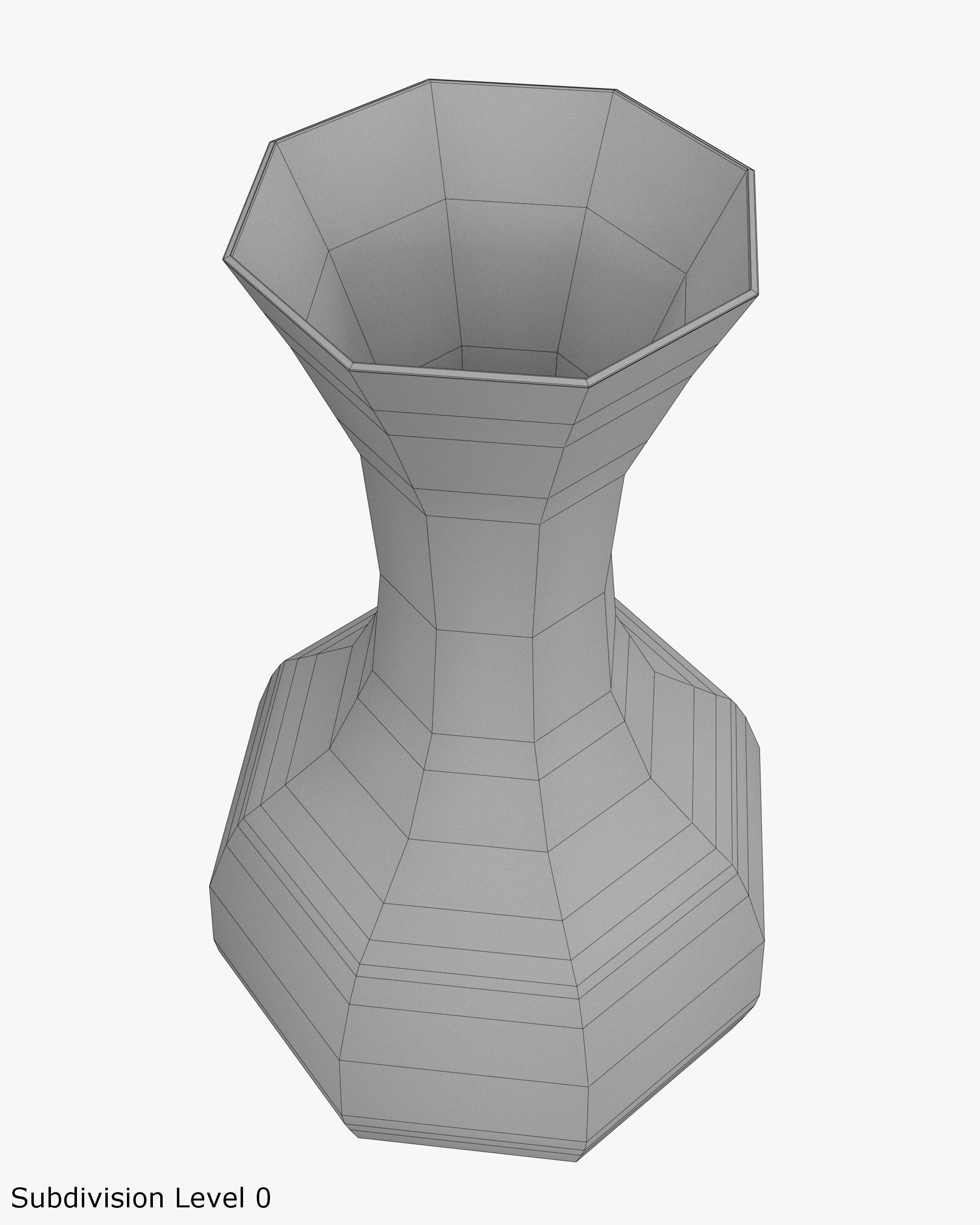 Low-poly Ewer Low-poly 3D model_17