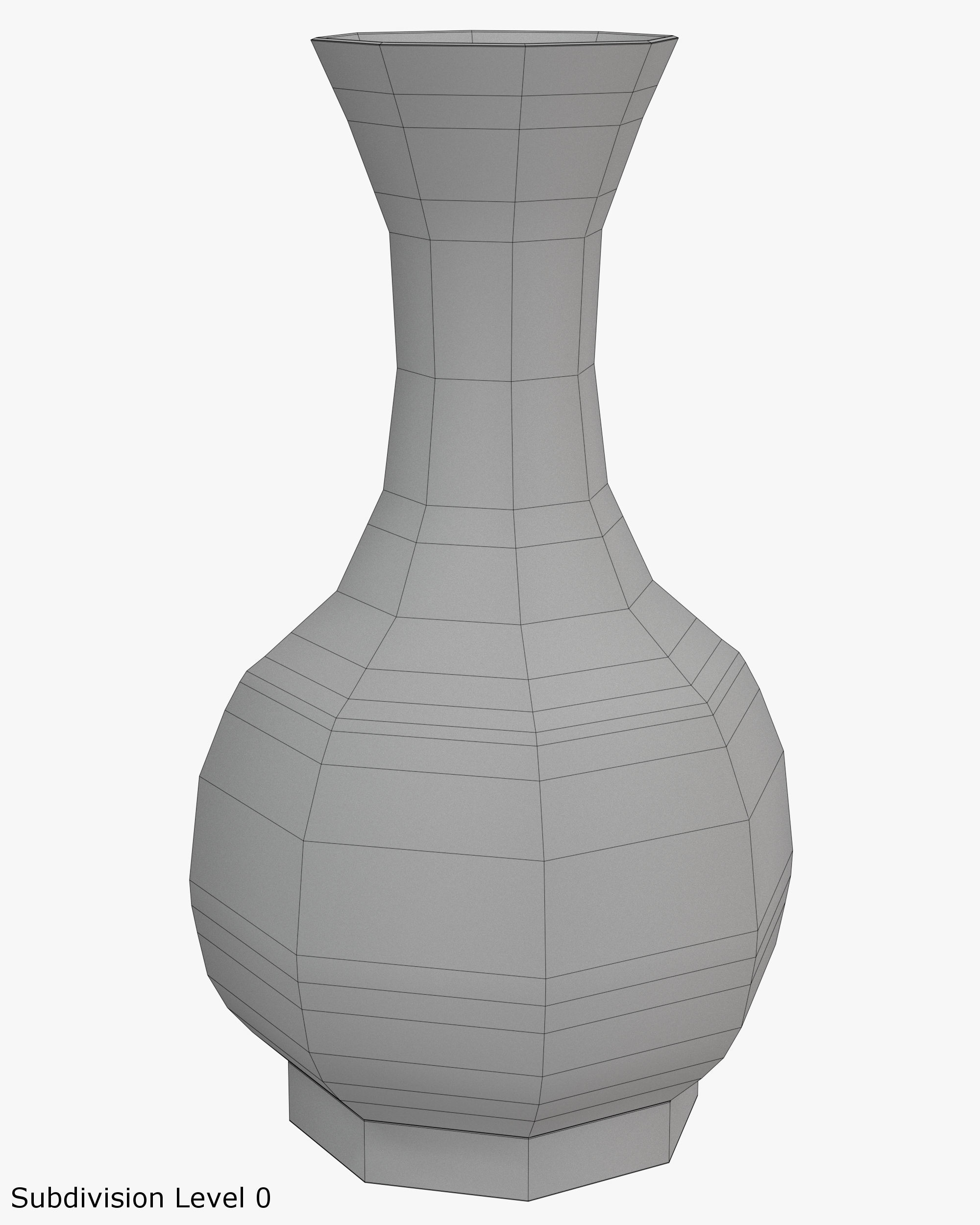 Low-poly Ewer Low-poly 3D model_15