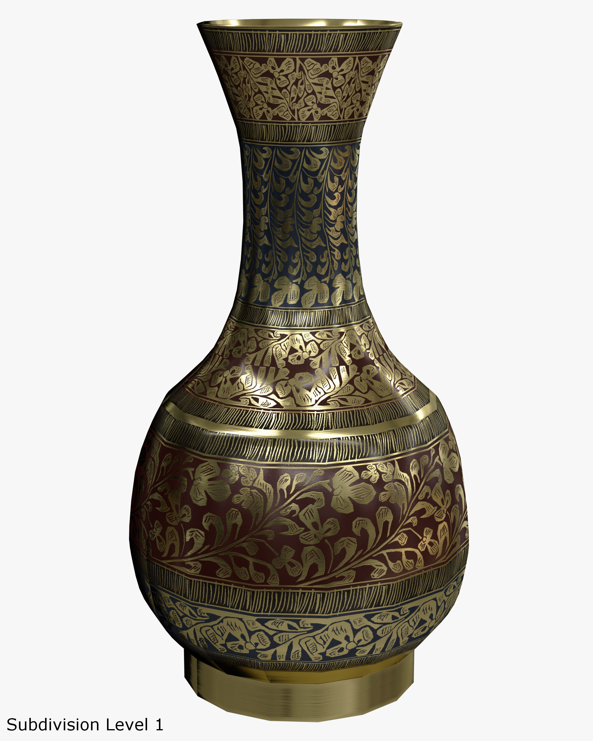 Low-poly Ewer Low-poly 3D model_4