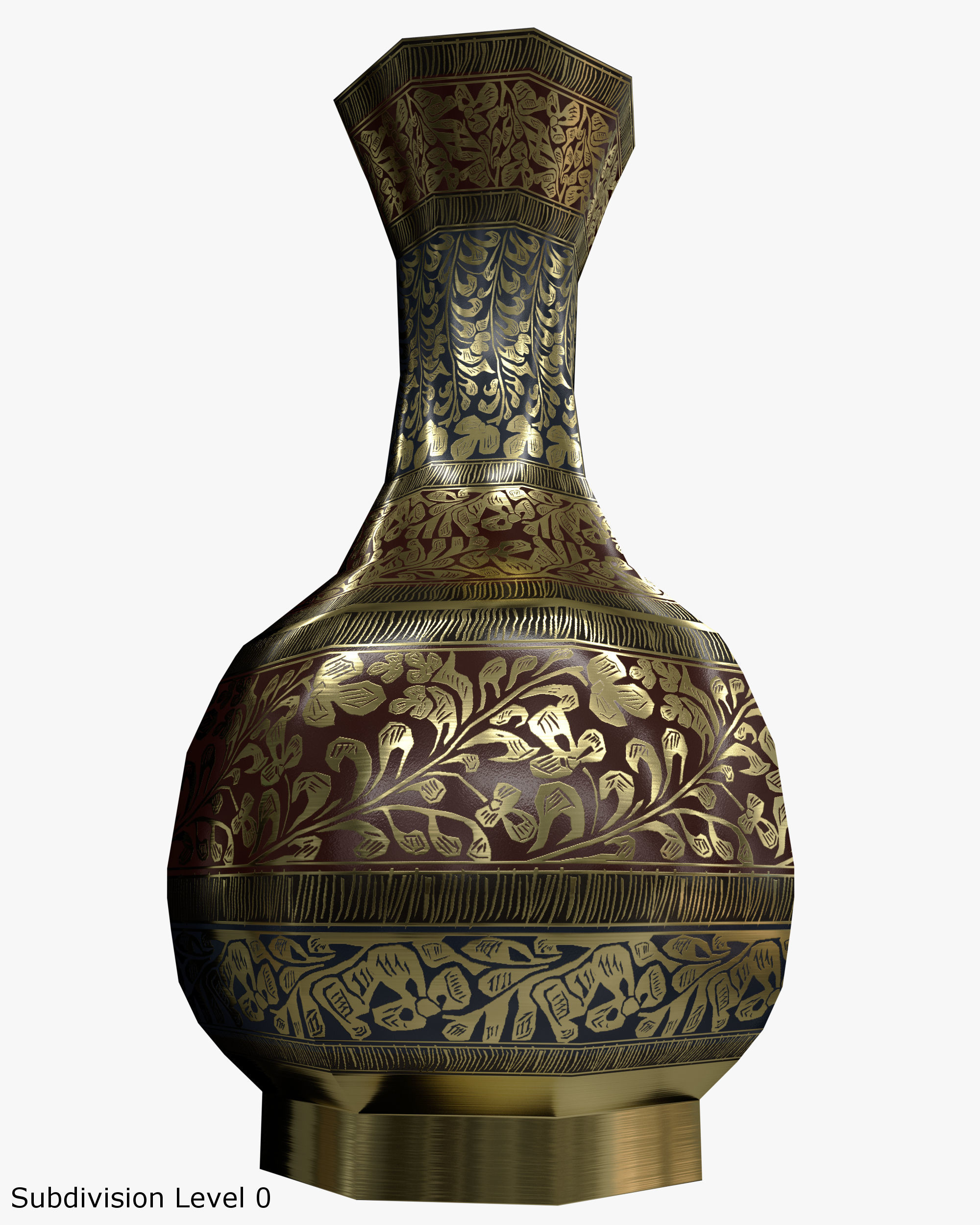 Low-poly Ewer Low-poly 3D model_9