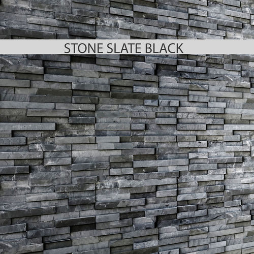 STONE SLATE BLACK 2 3D model