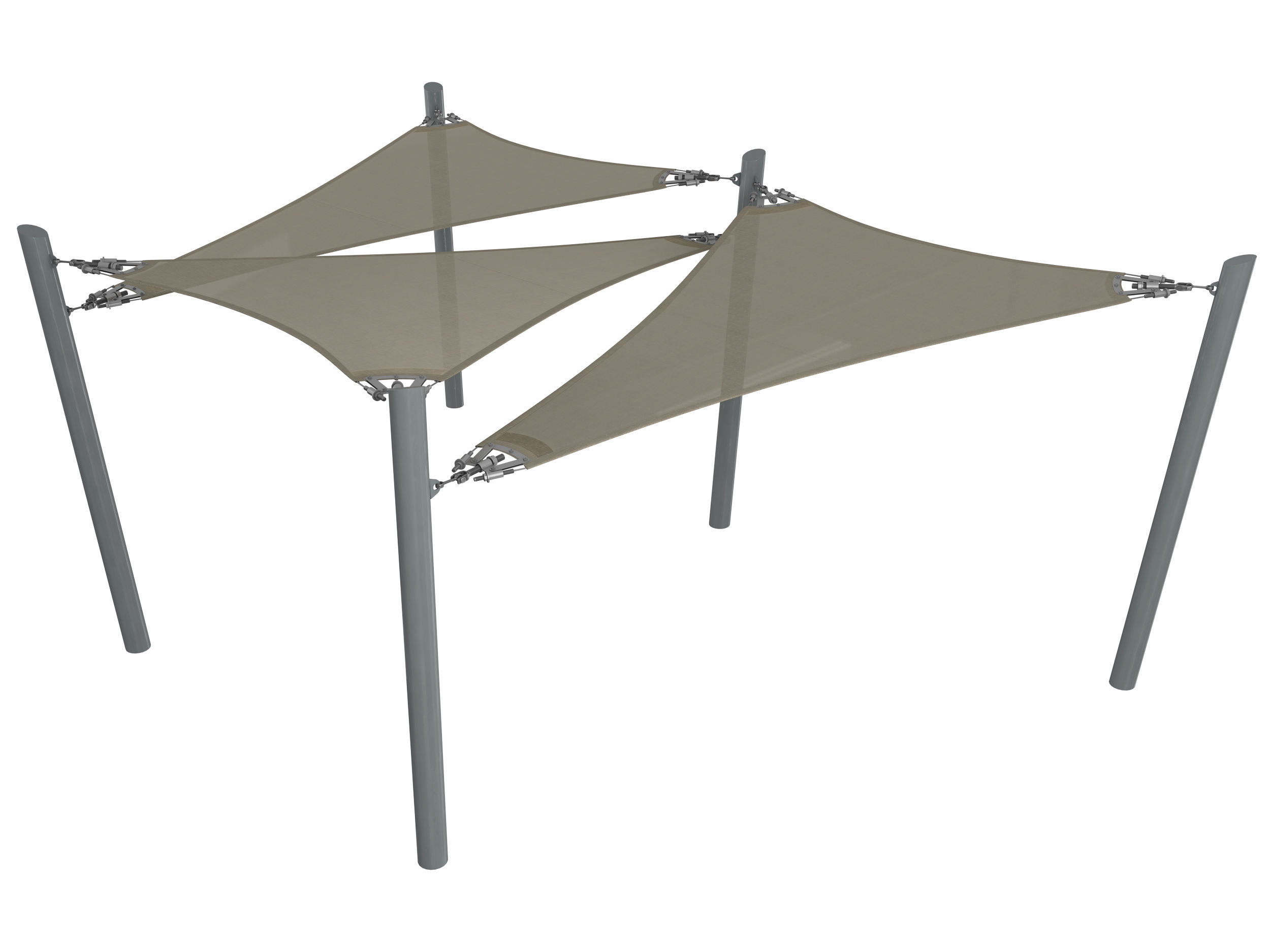 Pool Tent 3D model_4
