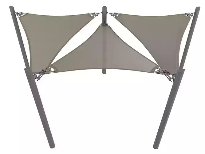 Pool Tent 3D model