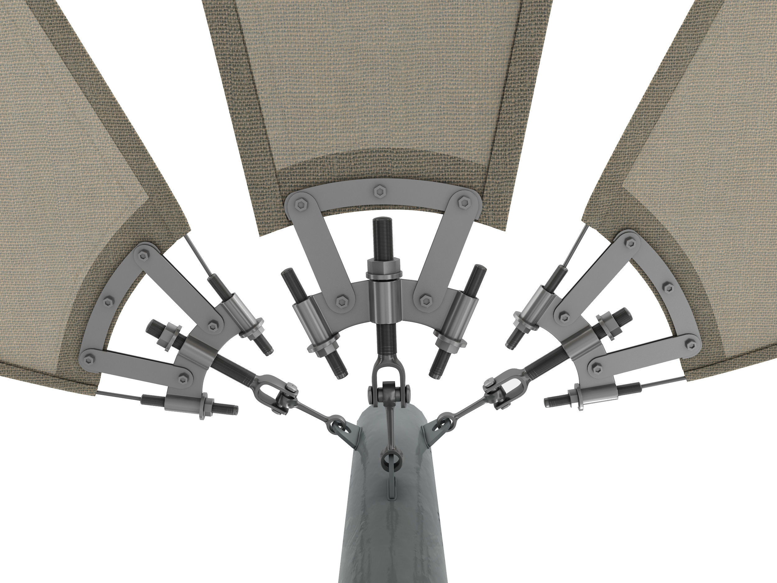 Pool Tent 3D model_2