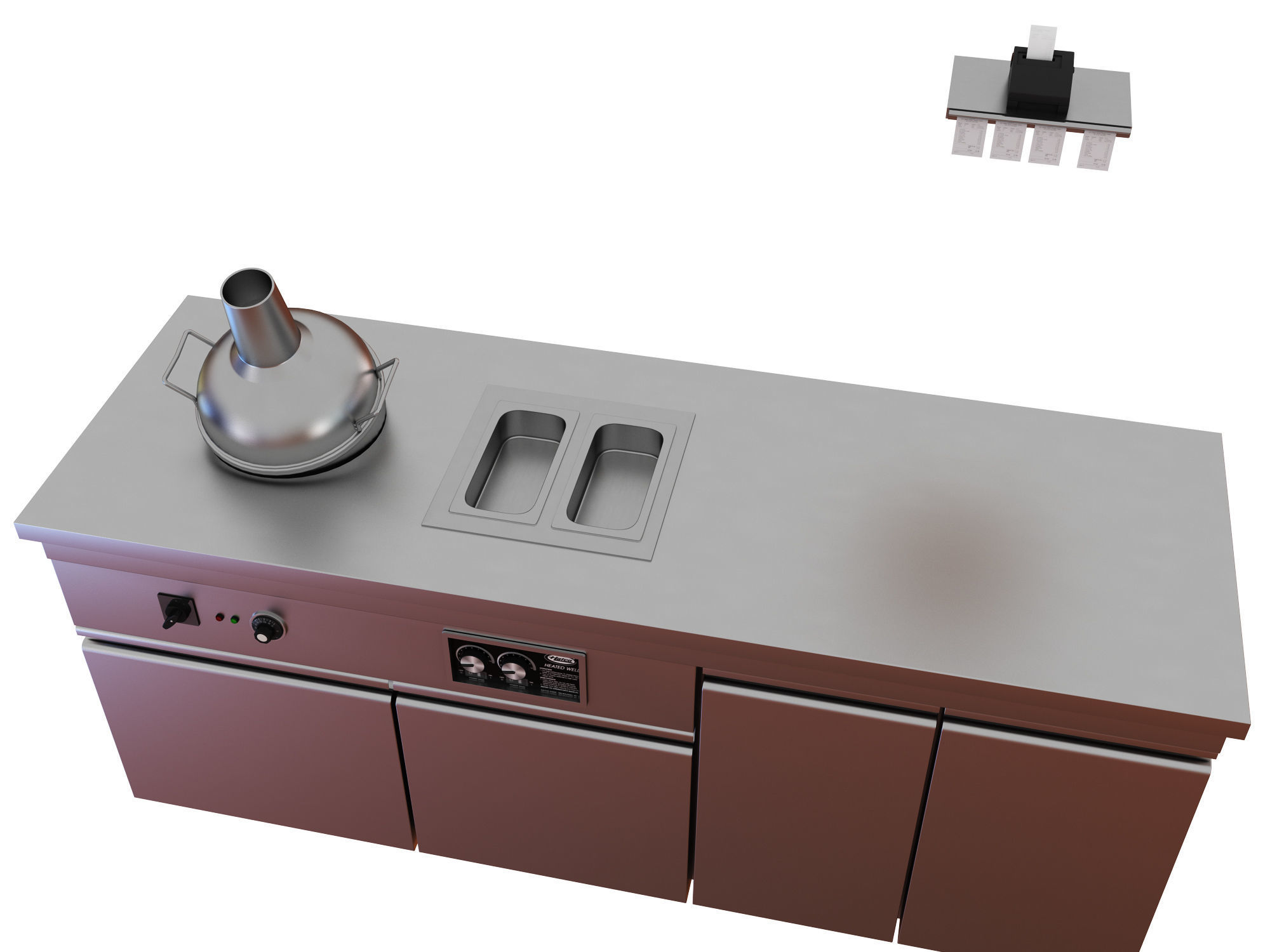 Food Well 3D model_3