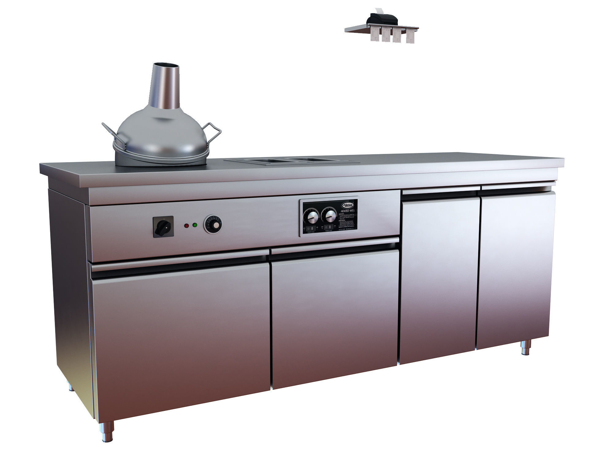 Food Well 3D model_1