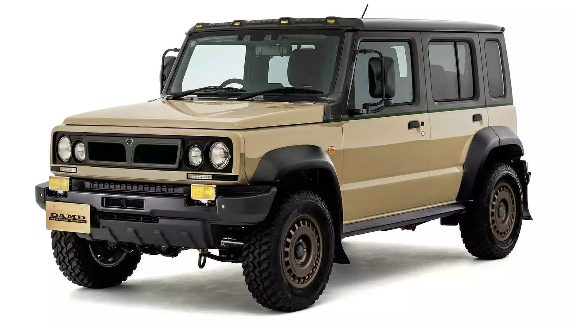 Suzuki Jimny Custom Retro Style Offroad SUV 4x4 3D print model