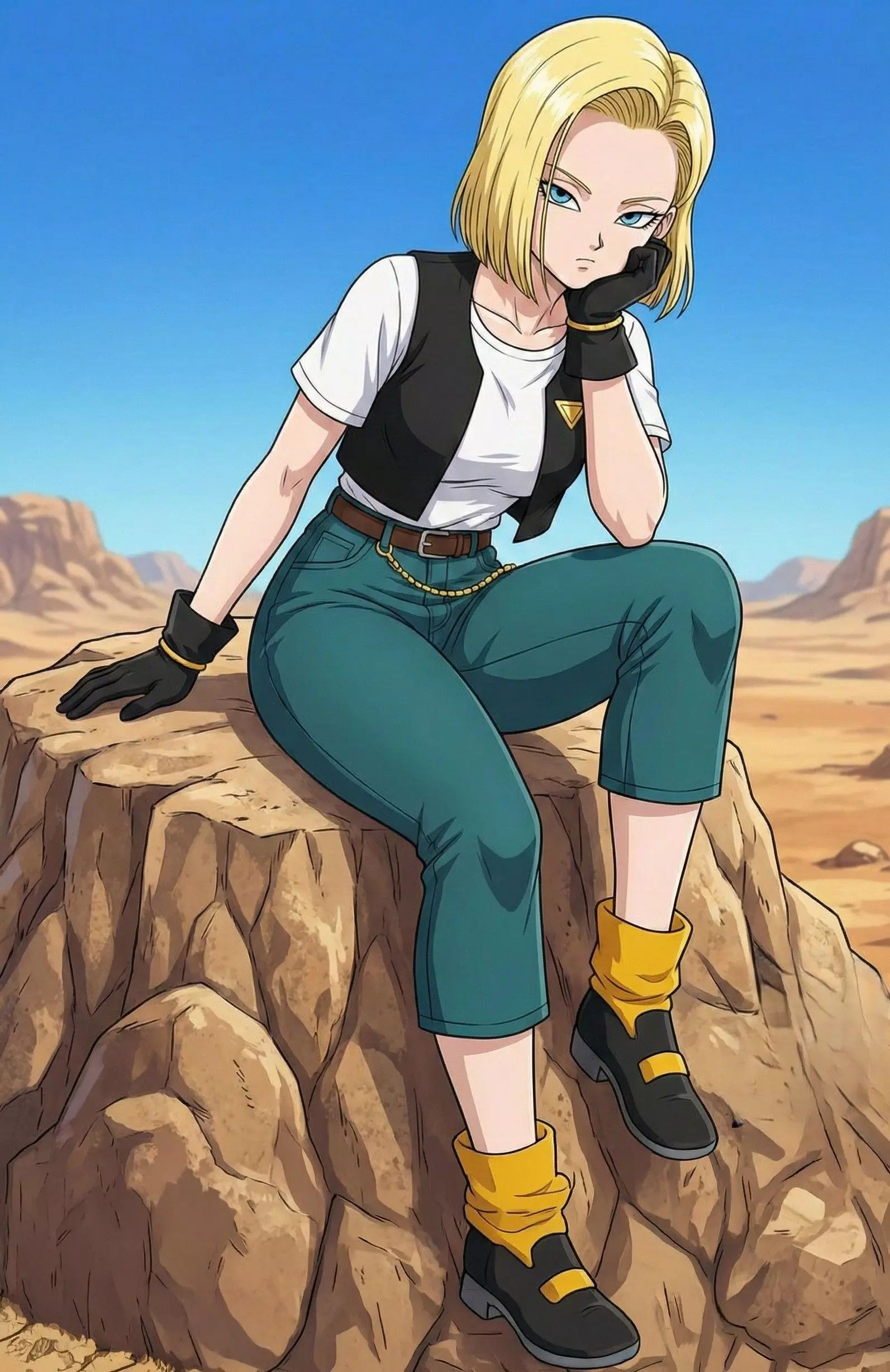 Android 18 Lazuli Classic Anime Collectible Statue 3D print model