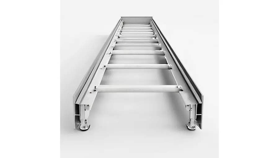 Industrial Factory Conveyor Belt Support Frame for 3D print 3D model