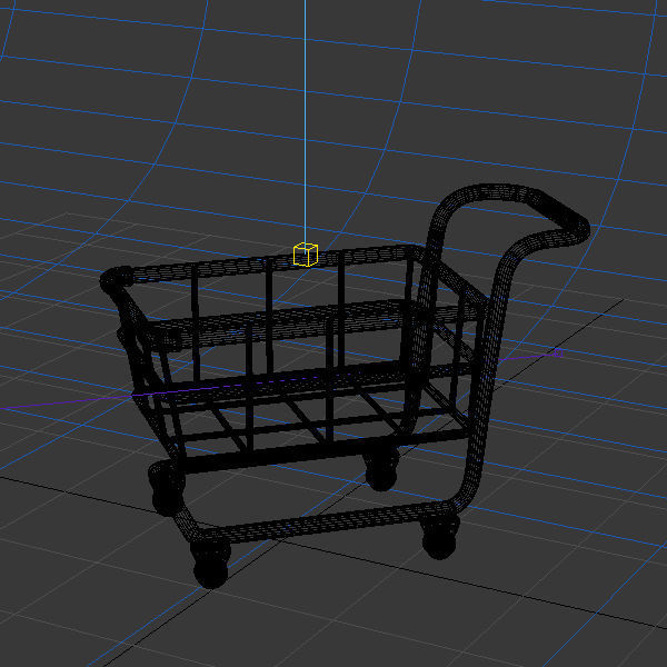 Shopping Cart 3D model_5