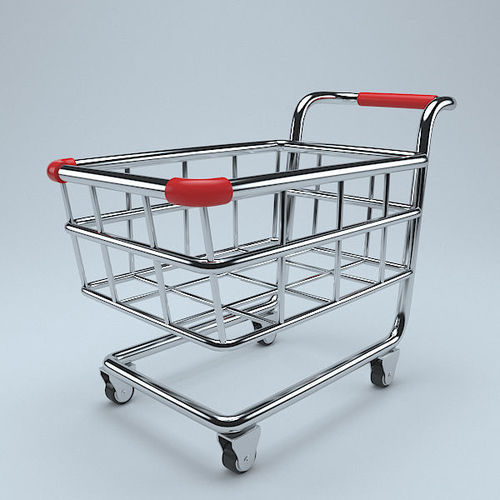 Shopping Cart 3D model