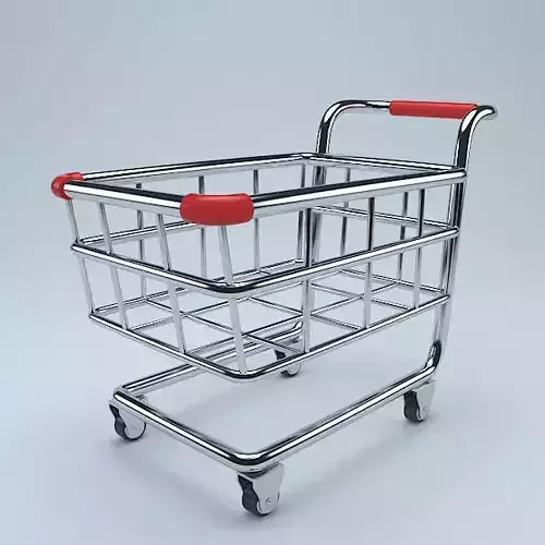 Shopping Cart 3D model