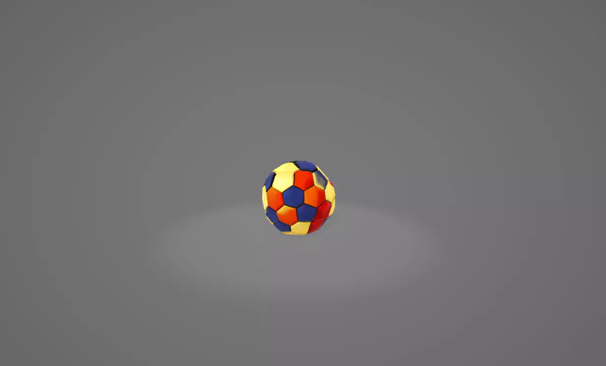 Vintage Soccer Ball 3D model