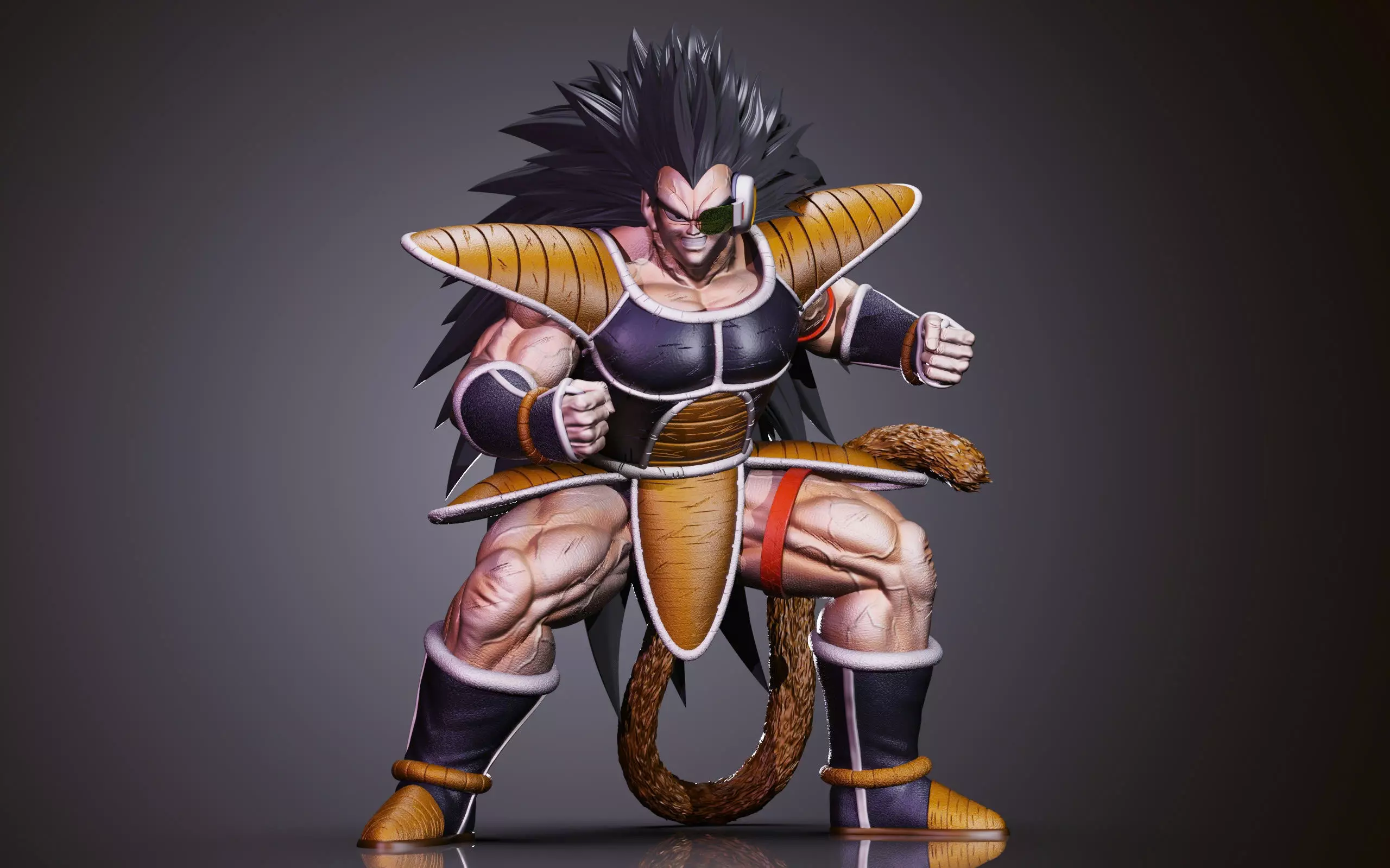 Raditz 3D print model