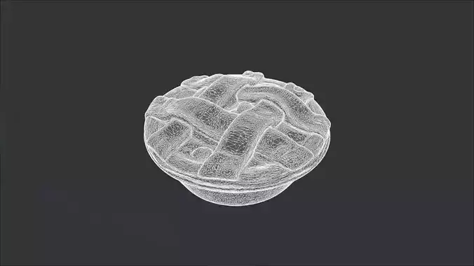 Mini Apple Pie 3D model 3