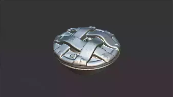 Mini Apple Pie 3D model 2