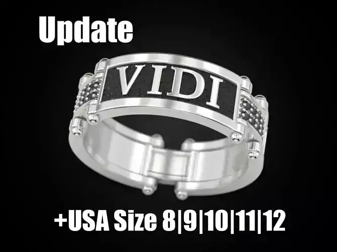 Ring veni vidi vici Update 3D print model