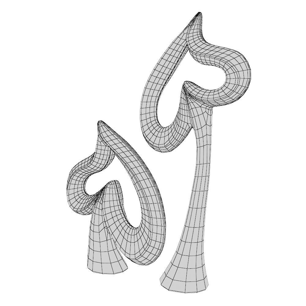 Heart Sculpture 3D model_11