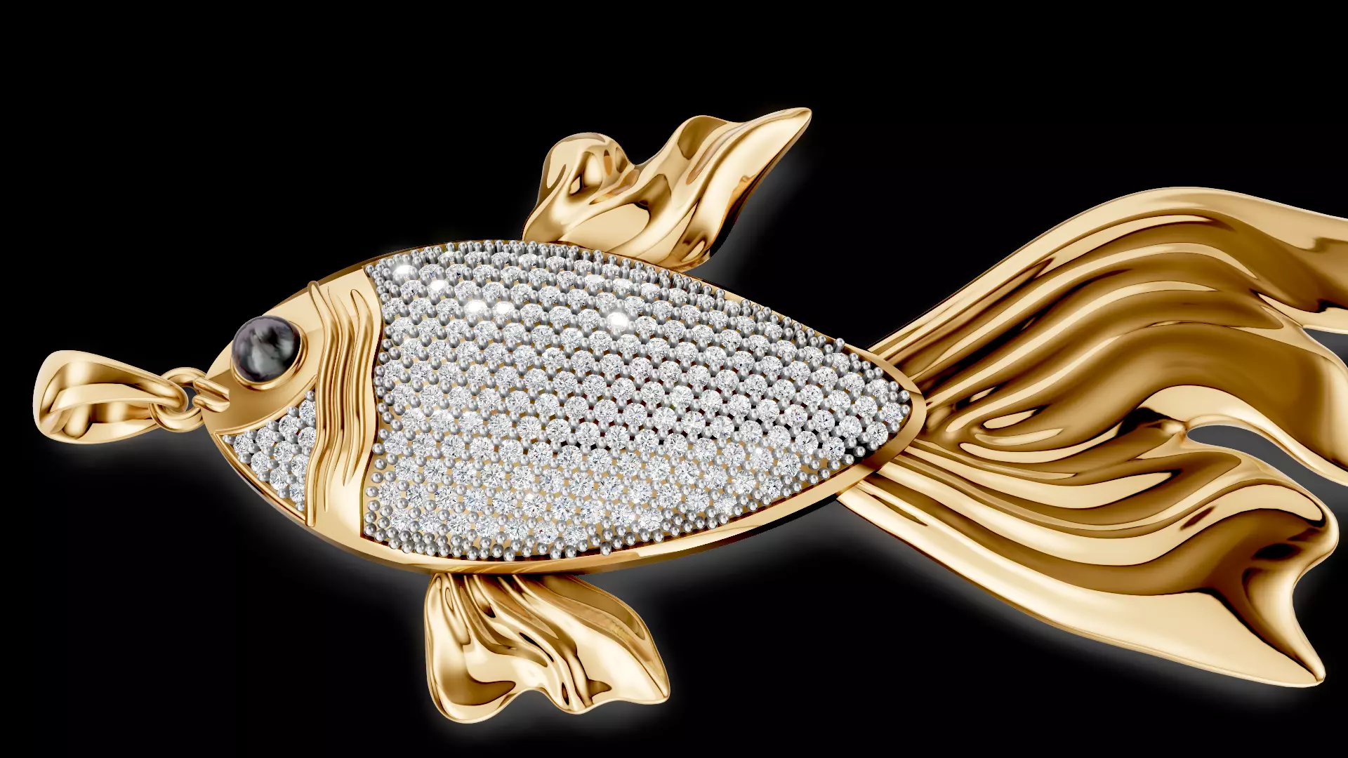 Velara Minnow Pendant 3D print model