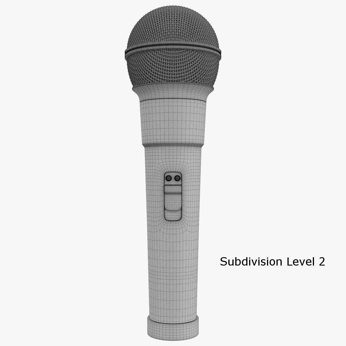 Wireless Microphone 3D model_6
