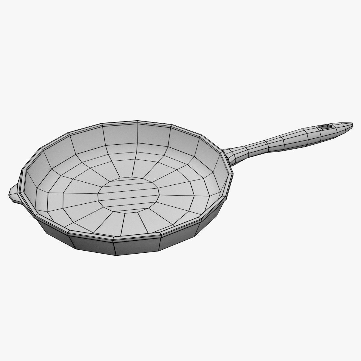 Frying Pan 3D model_5