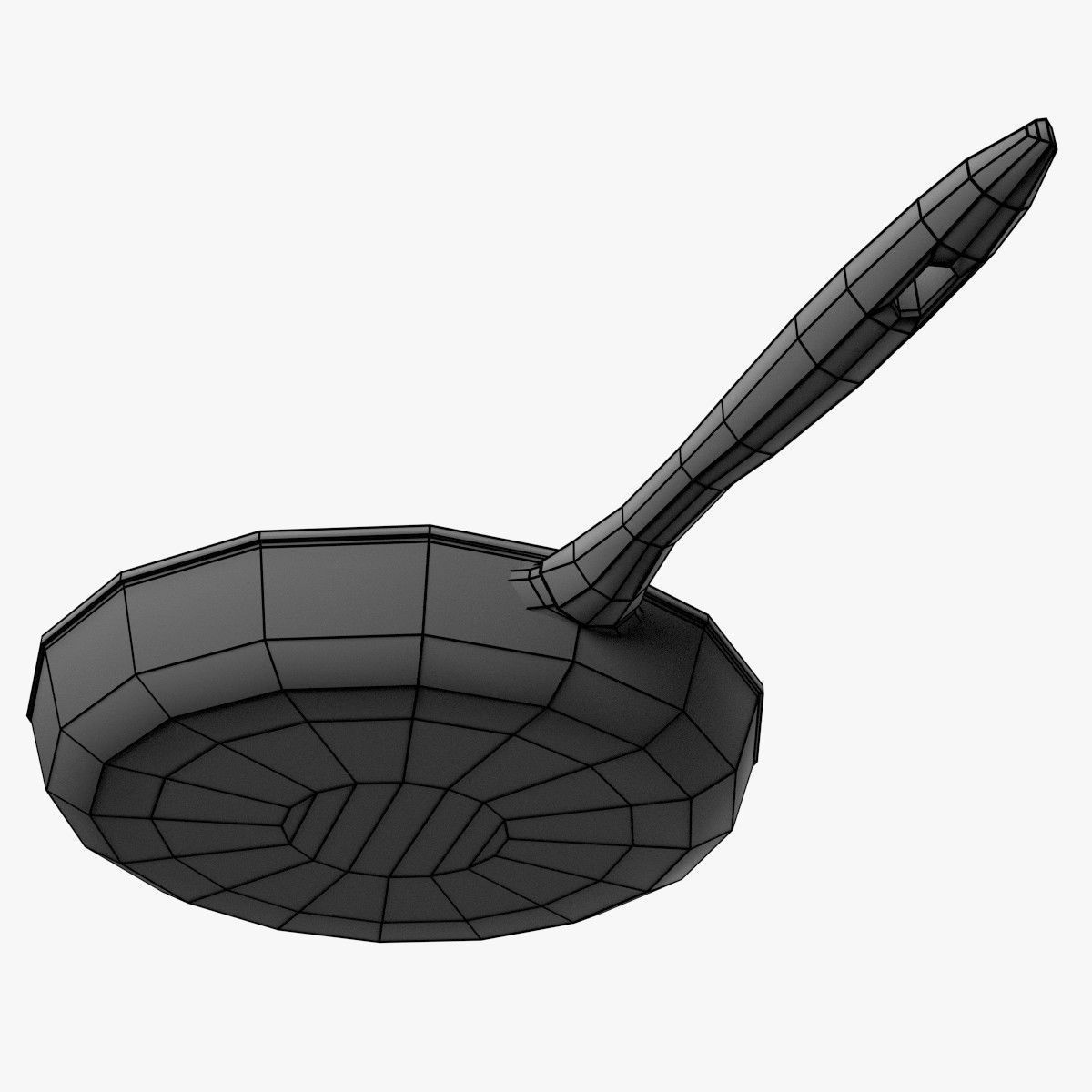 Frying Pan 3D model_6