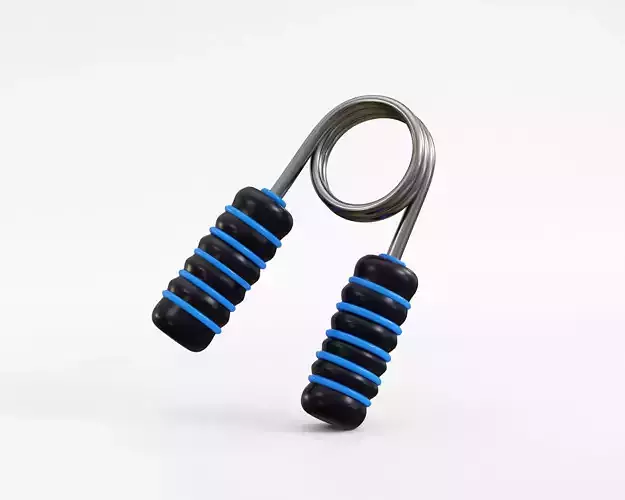 Hand Gripper Low-poly 3D model