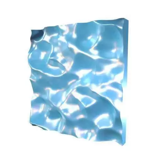 Wave Texture Jewelry Tray and Ring Holder Modern Desk Organizer 3D print model