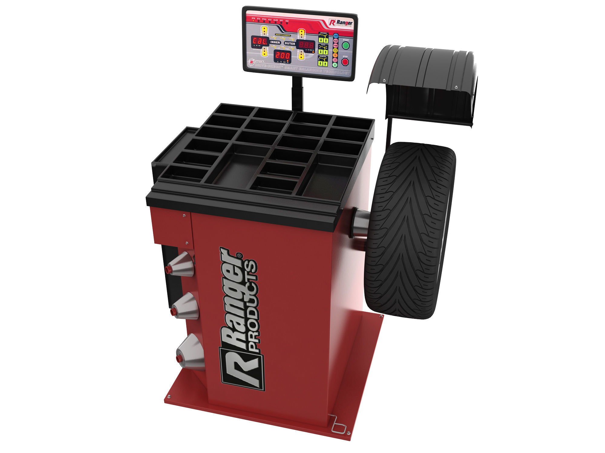 Wheel Balancer 3D model_1