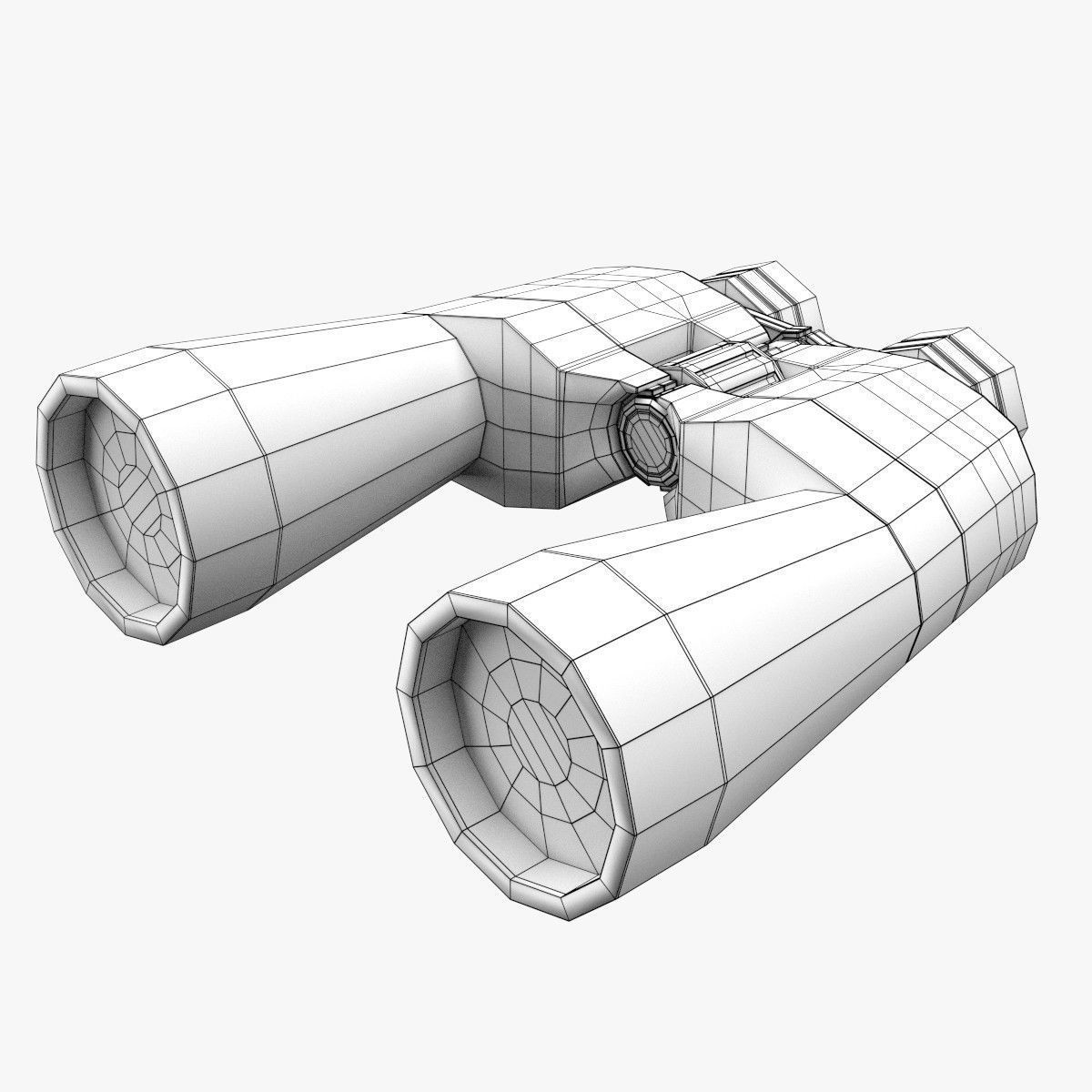 Binocular binoculars 3D model_7