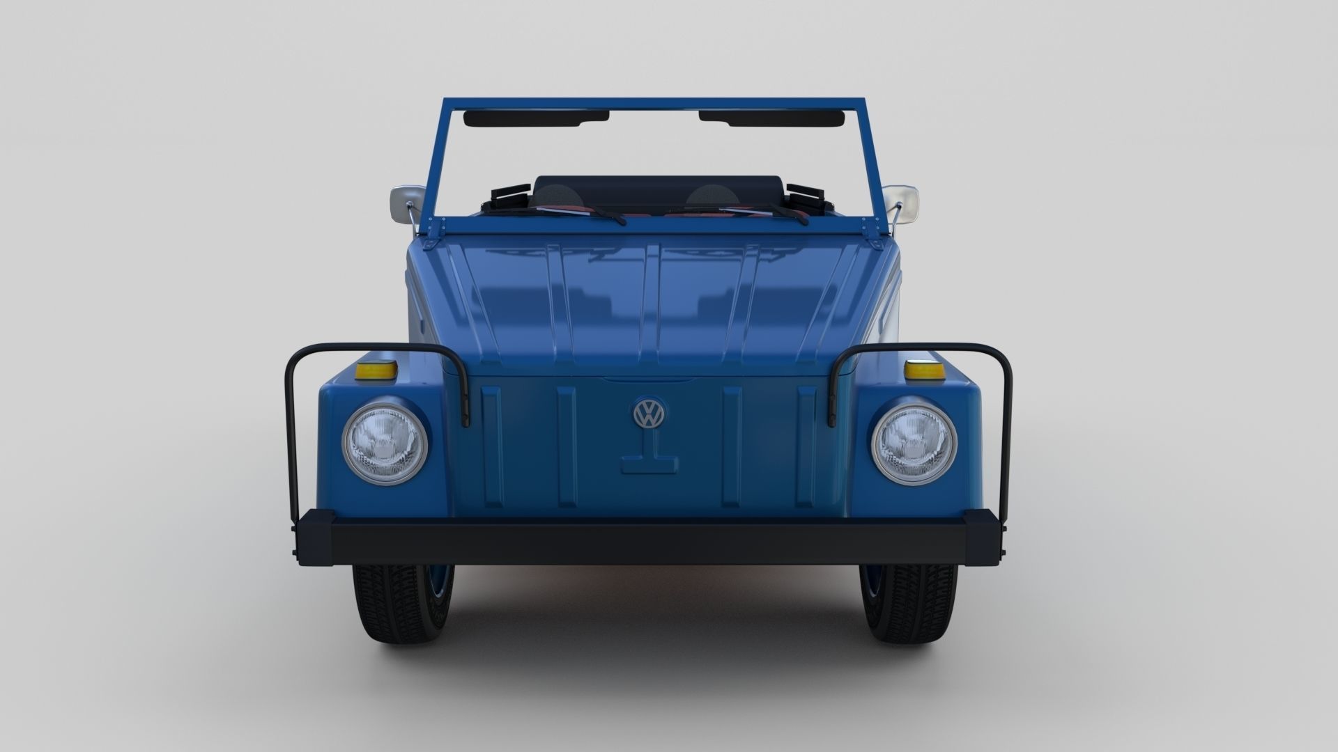 VW 181 Thing with interior 3D model_23