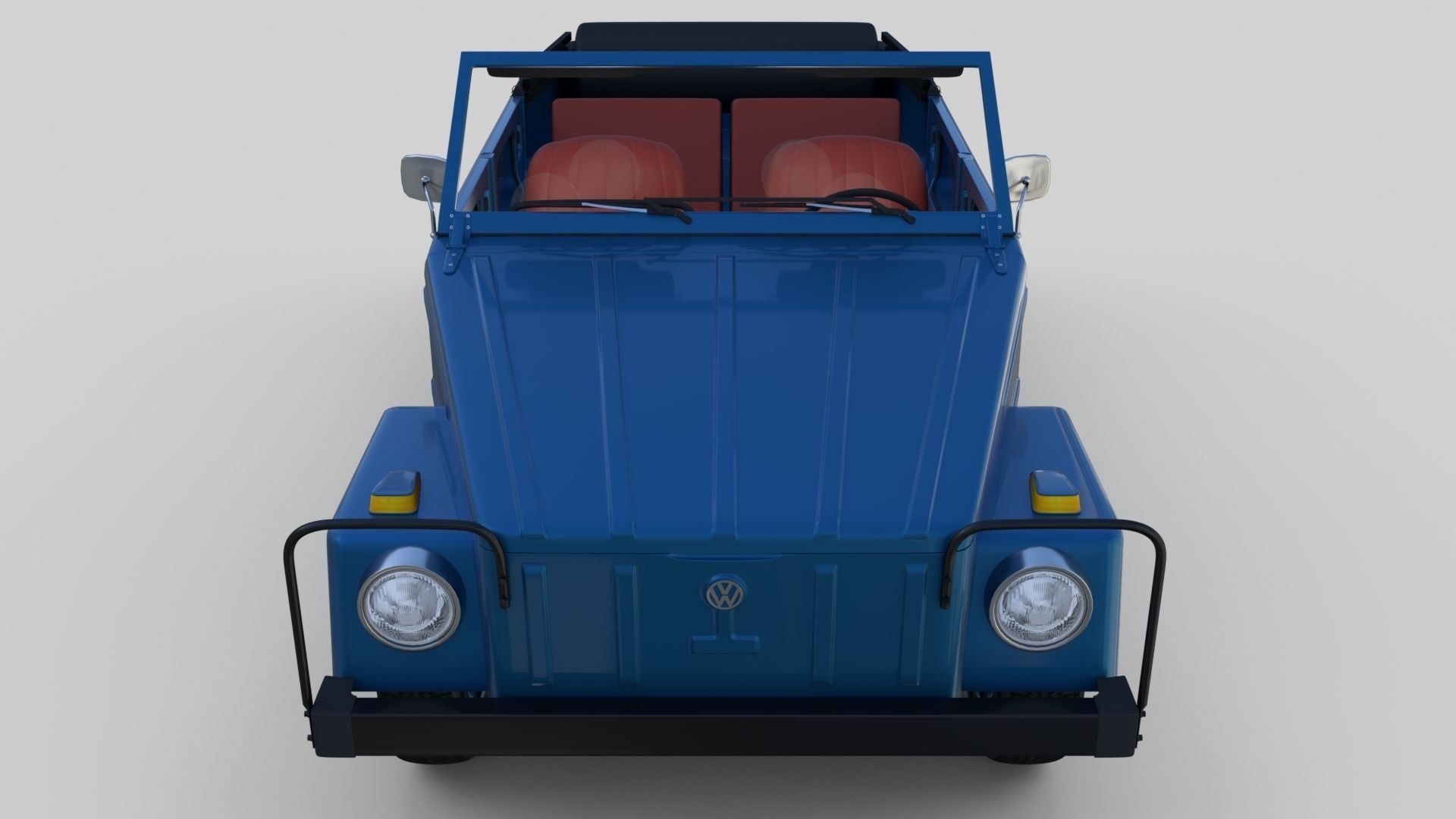 VW 181 Thing with interior 3D model_3
