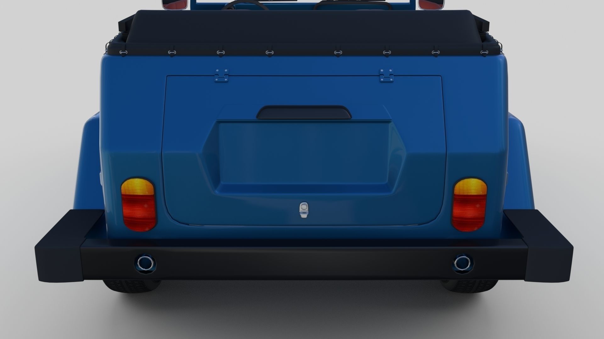 VW 181 Thing with interior 3D model_44