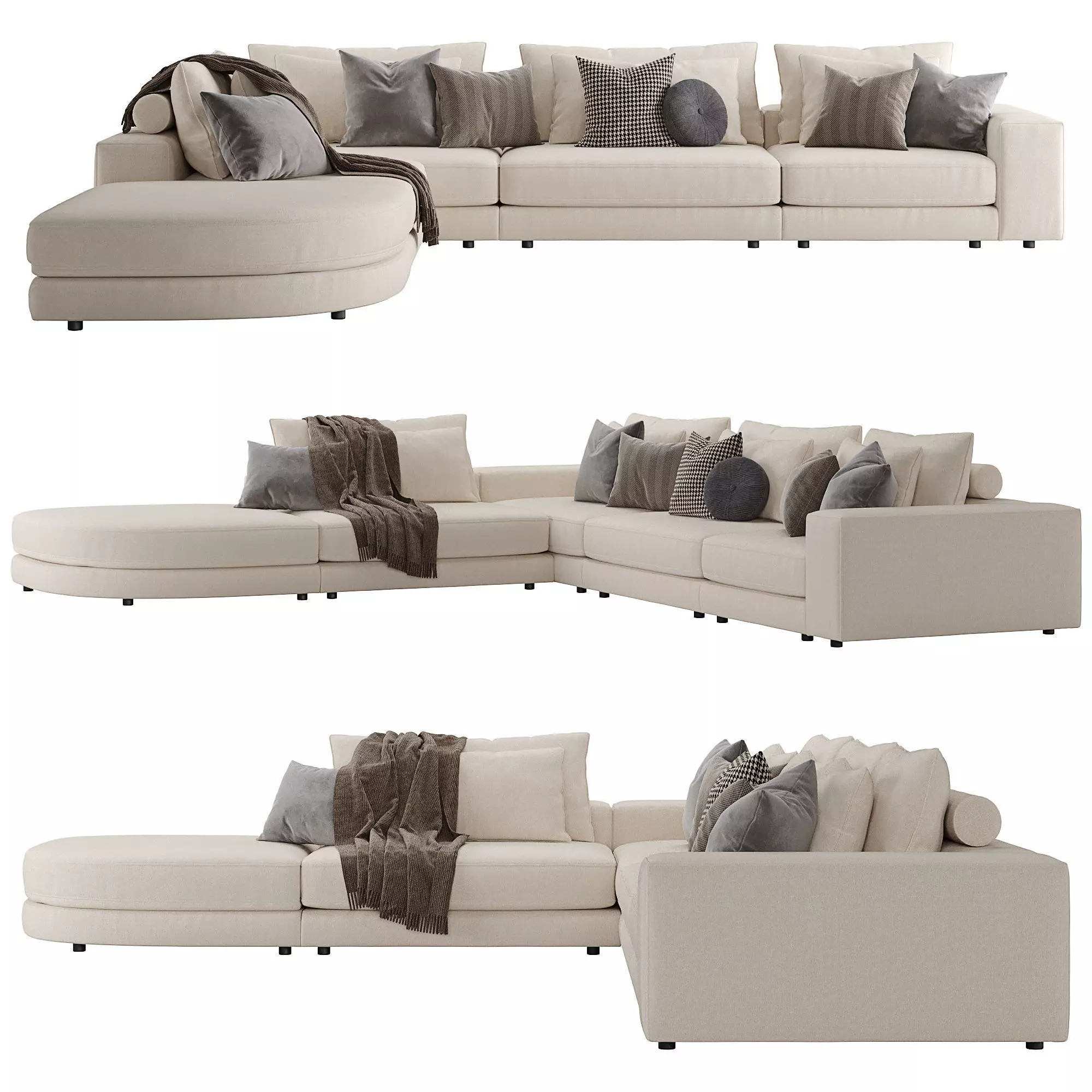 Sofa Lounge Club 3D model