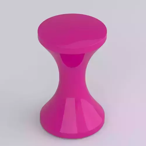 Tam Tam Pop Stool plastic pink